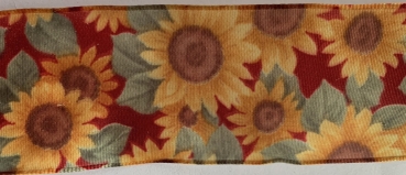 Band Sonnenblumen rot